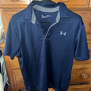 Under Armour Men's Dark Blue Polo Shirt